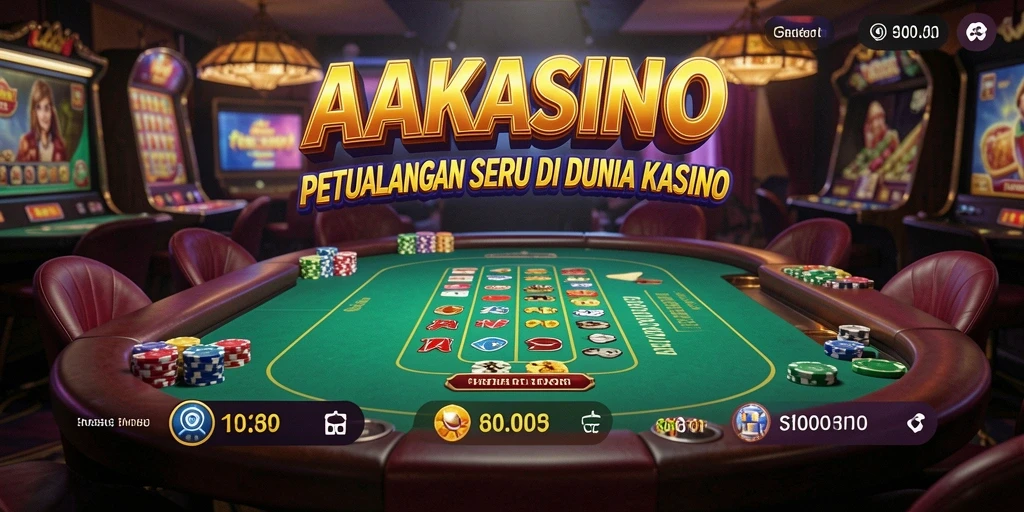 Screenshot utama AAKASINO dengan gameplay yang mendebarkan.