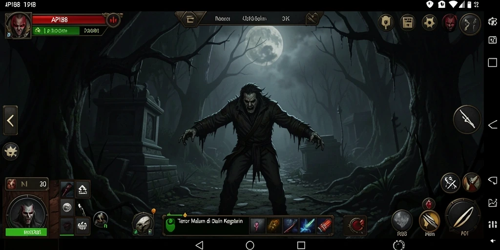 Tampilan gameplay API88 menampilkan kegelapan dan ketegangan yang mencekam.