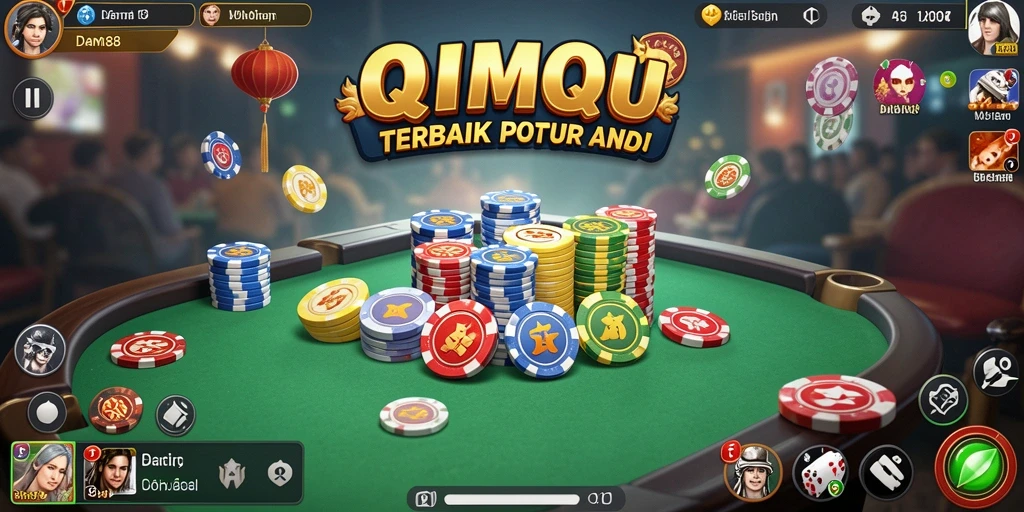 Tampilan gameplay QiuQiu yang menarik dan interaktif.