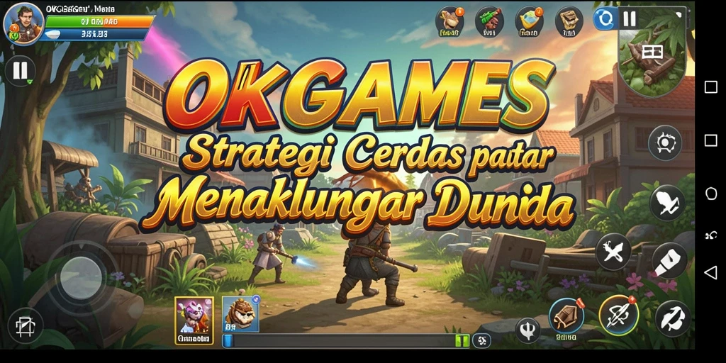 Tangkapan layar dari gameplay OKGAMES yang menarik dan strategis.