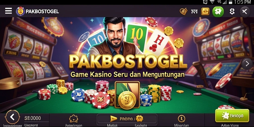 Tampilan gameplay menarik dari aplikasi PAKBOSTOGEL.
