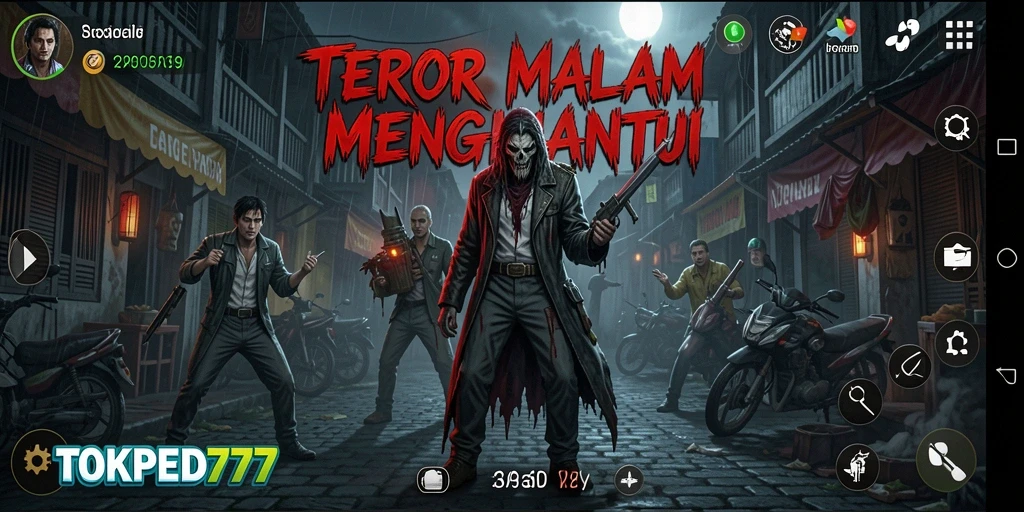 Tampilan menakjubkan dari gameplay menyeramkan TOKPED777.